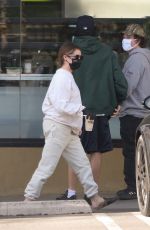 Pregnant ASHLEY TISDALE at EarthBar in Beverly Hills 12/14/2020