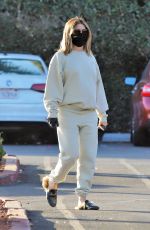 Pregnant ASHLEY TISDALE Out for Coffee in Los Feliz 12/10/2020