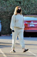 Pregnant ASHLEY TISDALE Out for Coffee in Los Feliz 12/10/2020