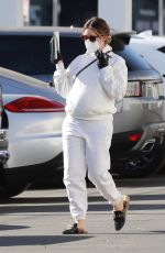 Pregnant ASHLEY TISDALE Out Shopping in Van Nuys 12/21/2020