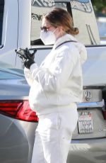 Pregnant ASHLEY TISDALE Out Shopping in Van Nuys 12/21/2020