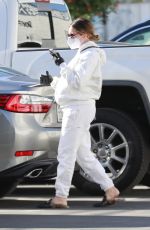 Pregnant ASHLEY TISDALE Out Shopping in Van Nuys 12/21/2020