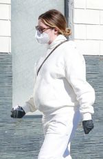 Pregnant ASHLEY TISDALE Out Shopping in Van Nuys 12/21/2020