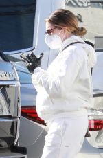 Pregnant ASHLEY TISDALE Out Shopping in Van Nuys 12/21/2020