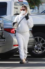 Pregnant ASHLEY TISDALE Out Shopping in Van Nuys 12/21/2020