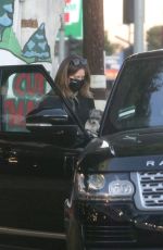 Pregnant ASHLEY TISDALE Shopping at a Christmas Tree Farm in Toluca Lake 12/01/2020