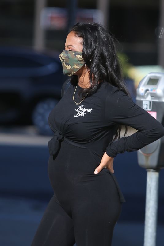 Pregnant CHRISTINA MILIAN Out in Los Angeles 12/14/2020