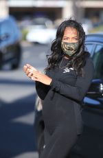 Pregnant CHRISTINA MILIAN Out in Los Angeles 12/14/2020