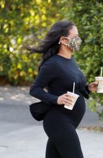 Pregnant CHRISTINA MILIAN Out in Los Angeles 12/14/2020