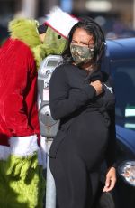 Pregnant CHRISTINA MILIAN Out in Los Angeles 12/14/2020