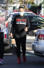 Pregnant CHRISTINA MILIAN Out Shopping in West Hollywood 12/18/2020