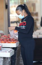 Pregnant CHRISTINA MILIAN Out Shopping in West Hollywood 12/18/2020