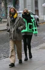 Pregnant ELSA HOSK and Tom Daly Out in New York 12/04/2020