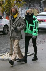 Pregnant ELSA HOSK and Tom Daly Out in New York 12/04/2020