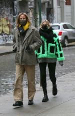 Pregnant ELSA HOSK and Tom Daly Out in New York 12/04/2020