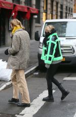 Pregnant ELSA HOSK and Tom Daly Out in New York 12/04/2020
