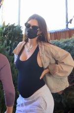 Pregnant EMILY RATAJKOWSKI ont for Christmas Tree Shopping in Los Angeles 12/06/2020