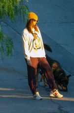Pregnant EMILY RATAJKOWSKI Out with Her Dog in Los Angeles 12/14/2020