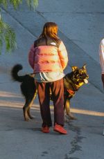 Pregnant EMILY RATAJKOWSKI Out with Her Dog in Los Angeles 12/14/2020