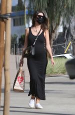 Pregnant EMILY RATAJKOWSKI Shopping at Erewhon Market in Los Angeles 12/08/2020