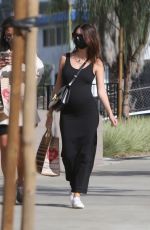 Pregnant EMILY RATAJKOWSKI Shopping at Erewhon Market in Los Angeles 12/08/2020