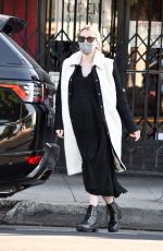 Pregnant EMMA ROBERTS at Blue Bottle Coffee in Los Feliz 12/04/2020