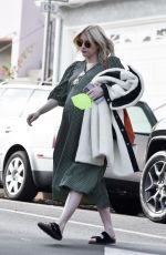 Pregnant EMMA ROBERTS Heading to an Appointment in Los Angeles 12/11/2020