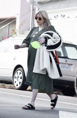 Pregnant EMMA ROBERTS Heading to an Appointment in Los Angeles 12/11/2020