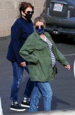 Pregnant EMMA ROBERTS Out and About in Los Feliz 12/23/2020