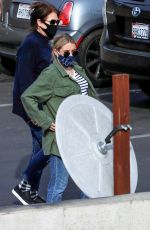 Pregnant EMMA ROBERTS Out and About in Los Feliz 12/23/2020