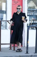 Pregnant EMMA ROBERTS Out for Coffee in Los Angeles 11/30/2020