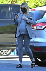 Pregnant EMMA ROBERTS Out in Los Angeles 12/01/2020