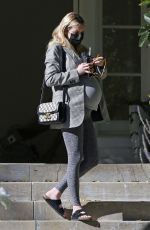 Pregnant EMMA ROBERTS Out in Los Angeles 12/01/2020