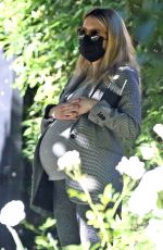 Pregnant EMMA ROBERTS Out in Los Angeles 12/01/2020
