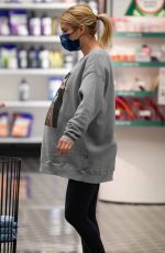 Pregnant EMMA ROBERTS Out Shopping in Los Feliz 12/19/2020