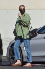 Pregnant EMMA ROBERTS Shopping at Buck Mason in Los Angeles 12/16/2020