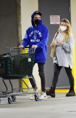 Pregnant HILARY DUFF Shopping at Whole Foods in Los Angeles 12/28/2020