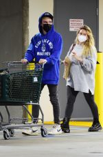 Pregnant HILARY DUFF Shopping at Whole Foods in Los Angeles 12/28/2020