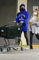 Pregnant HILARY DUFF Shopping at Whole Foods in Los Angeles 12/28/2020
