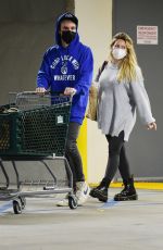 Pregnant HILARY DUFF Shopping at Whole Foods in Los Angeles 12/28/2020