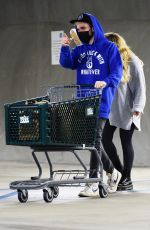 Pregnant HILARY DUFF Shopping at Whole Foods in Los Angeles 12/28/2020