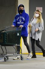 Pregnant HILARY DUFF Shopping at Whole Foods in Los Angeles 12/28/2020