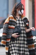 Pregnant MANDY MOORE Out and About in Los Angeles 12/23/2020