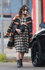 Pregnant MANDY MOORE Out and About in Los Angeles 12/23/2020