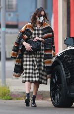 Pregnant MANDY MOORE Out and About in Los Angeles 12/23/2020