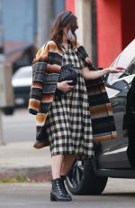 Pregnant MANDY MOORE Out and About in Los Angeles 12/23/2020