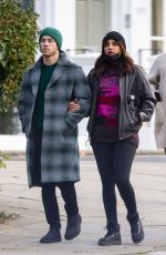 PRIYANKA CHOPRA and Nick Jonas Out in London 12/09/2020