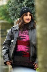 PRIYANKA CHOPRA and Nick Jonas Out in London 12/09/2020