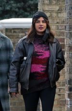 PRIYANKA CHOPRA and Nick Jonas Out in London 12/09/2020