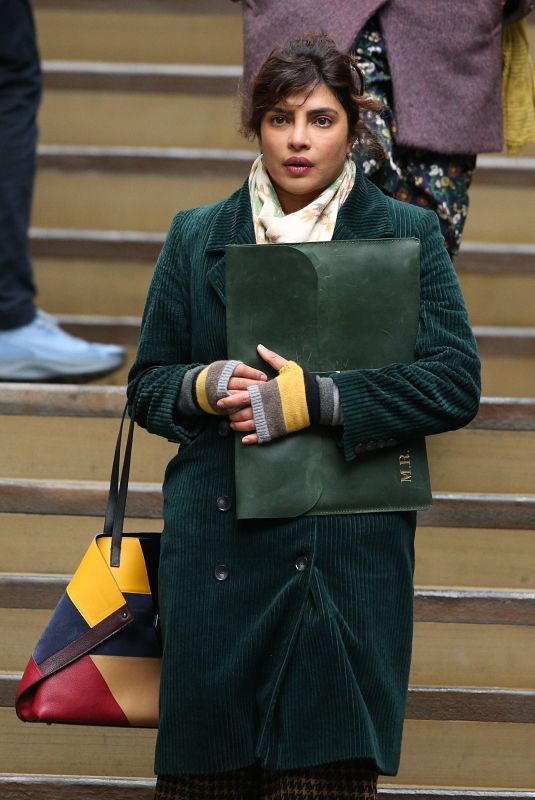 PRIYANKA CHOPRA on the Set of Text for You in Meopham 12/04/2020